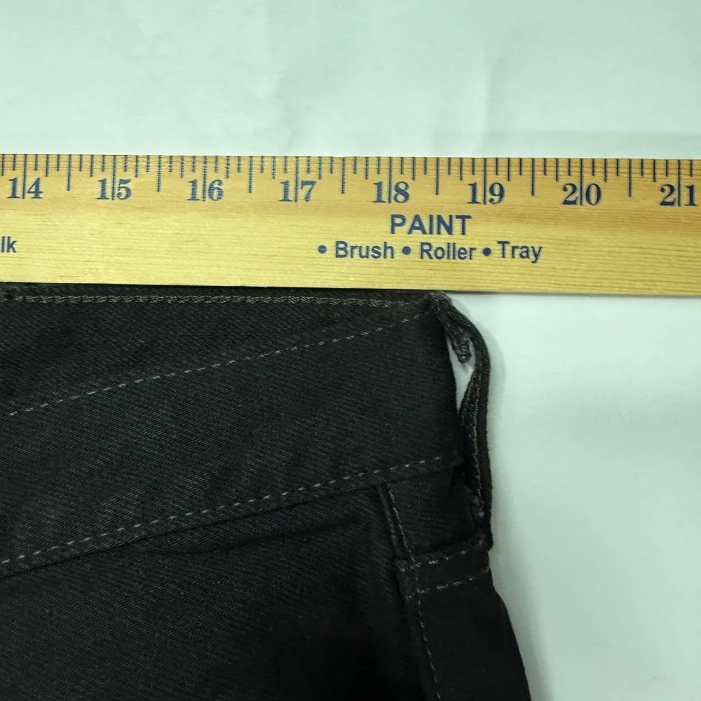 Levis 501 Original Mens Jeans Black Button Fly Denim NWT $59.50 Fits 38x27